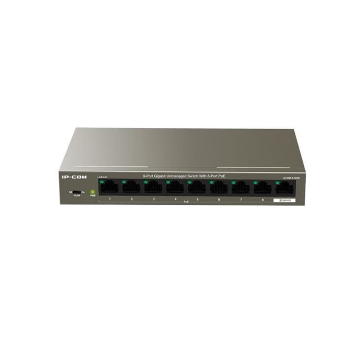 Desktop Switch - IP-COM - G1109P-8-102W - 9 ports - 8 PoE ports - Gigabit Ethernet