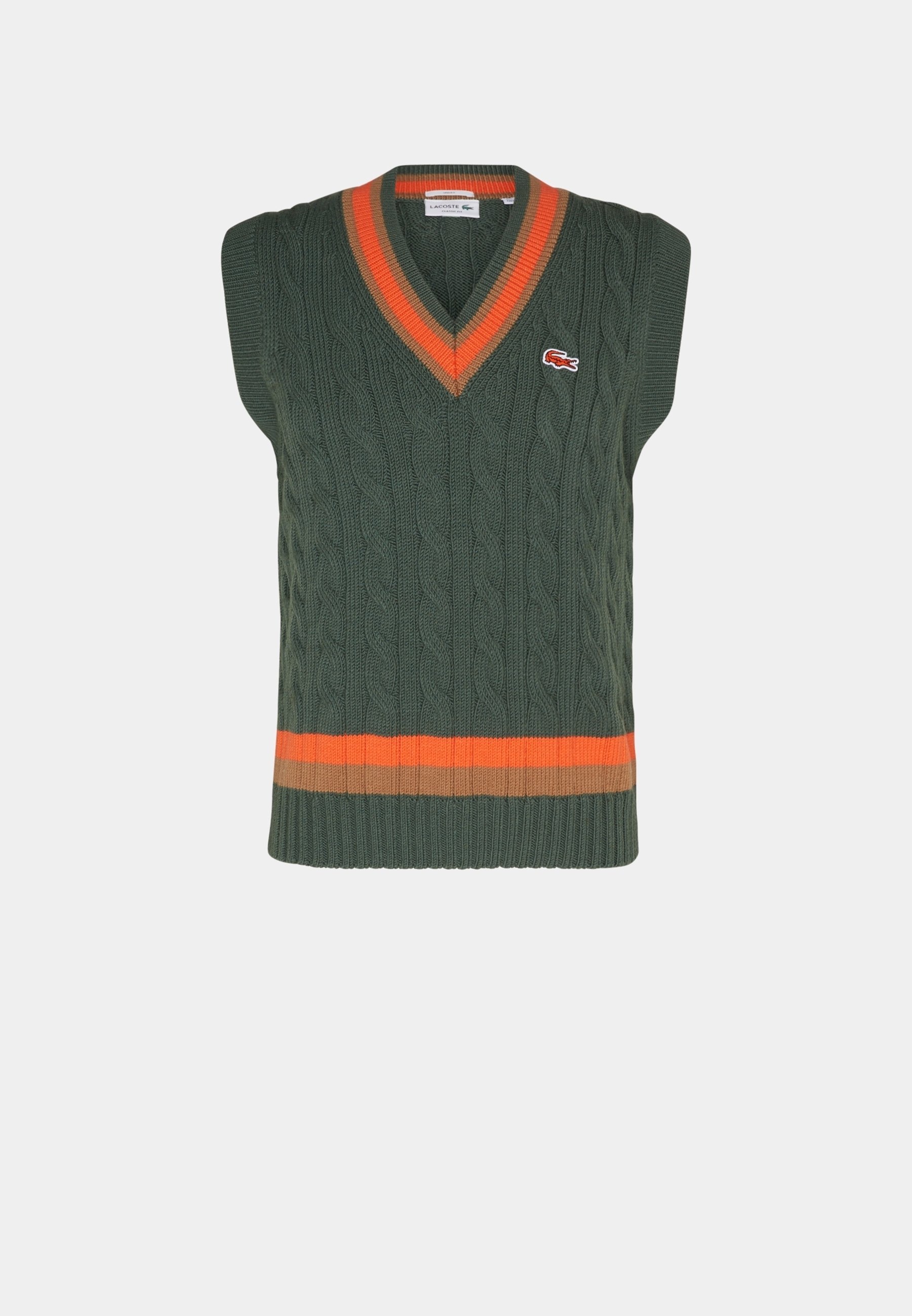 Sveter Lacoste - olivový
