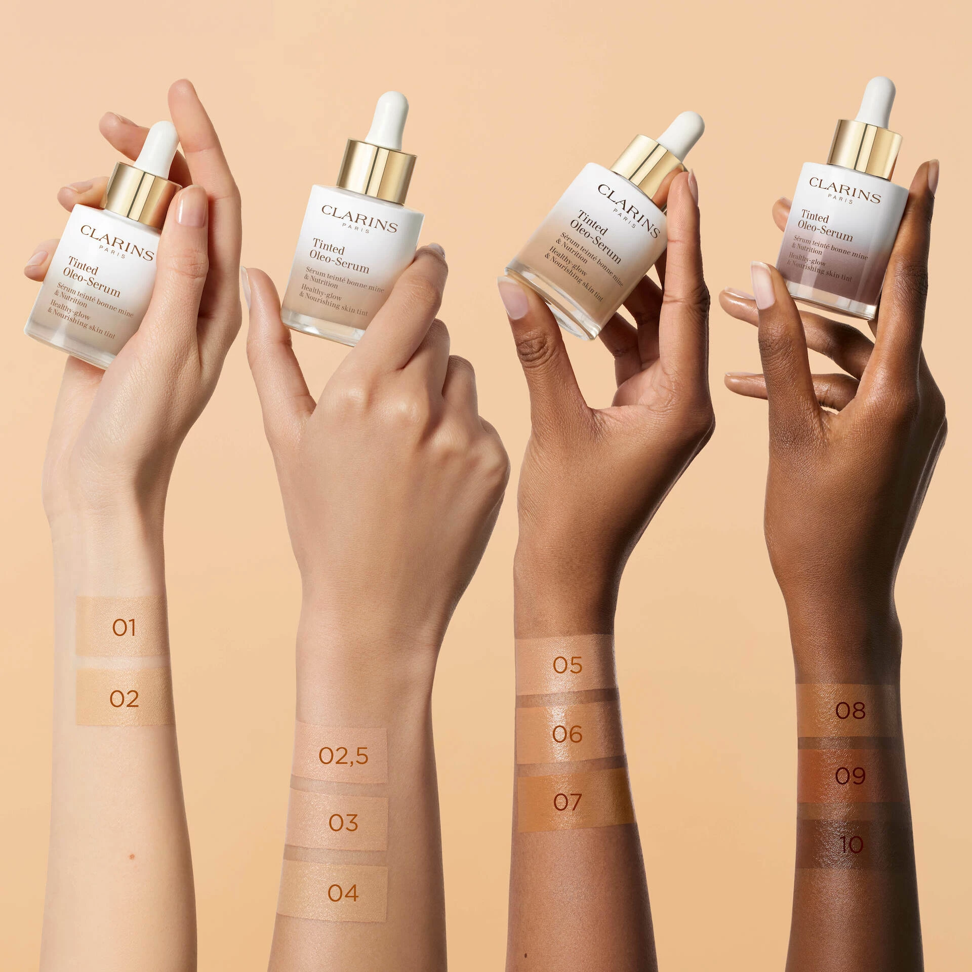 Fond de ten colorat Oleo-Serum 02 - Clarins