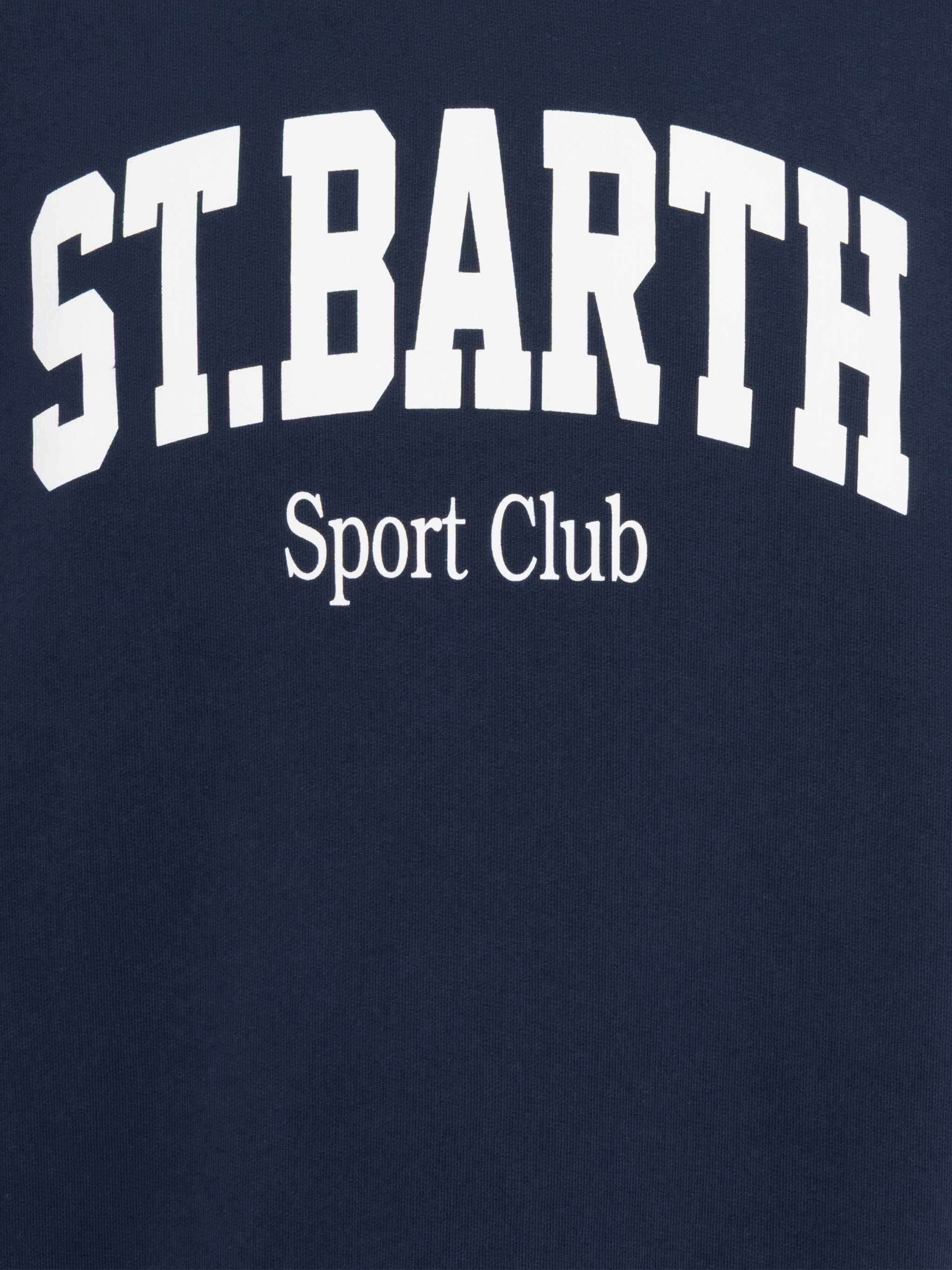 Felpa in cotone Ponza con stampa St. Barth Sport Club
