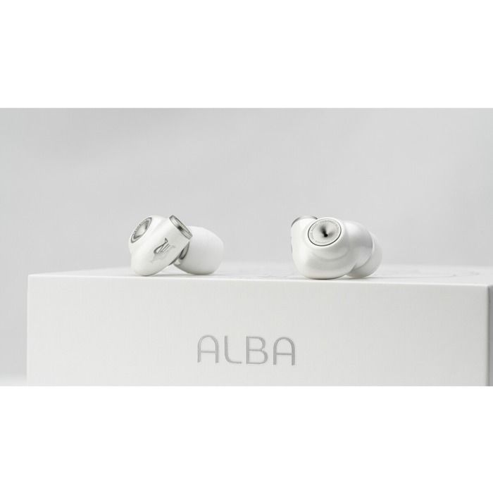 Écouteurs intra-auriculaires Meze Audio ALBA Pearl White USB-C