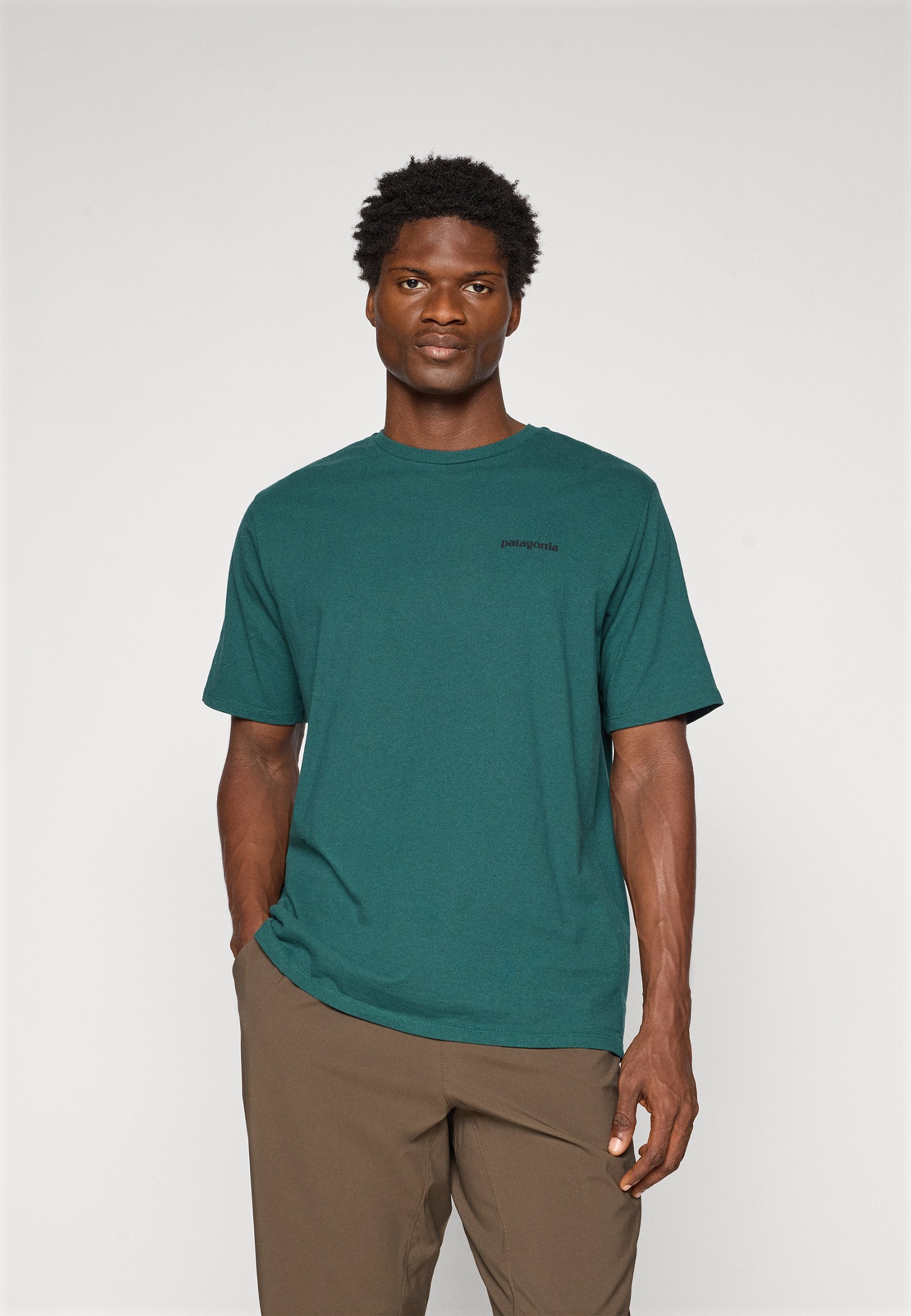 Patagonia LOGO - T-shirt met print - cascadegroen