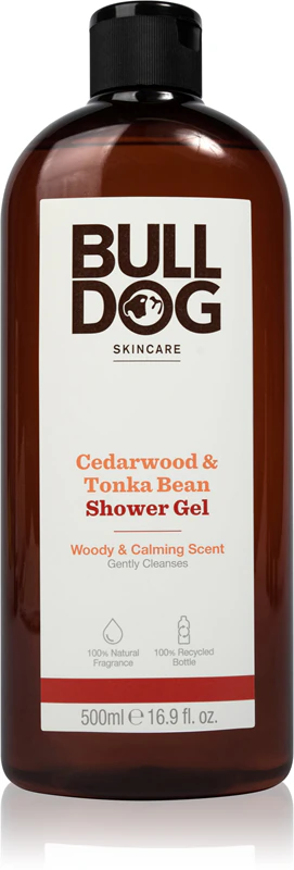 Gel de Banho Bulldog Cedro e Fava Tonka para Homens