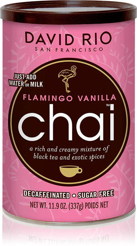 Prášok na nápoj David Rio Flamingo Vanilla Chai