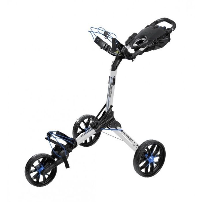 Bagboy Nitron Golftrolley - Weiß Blau