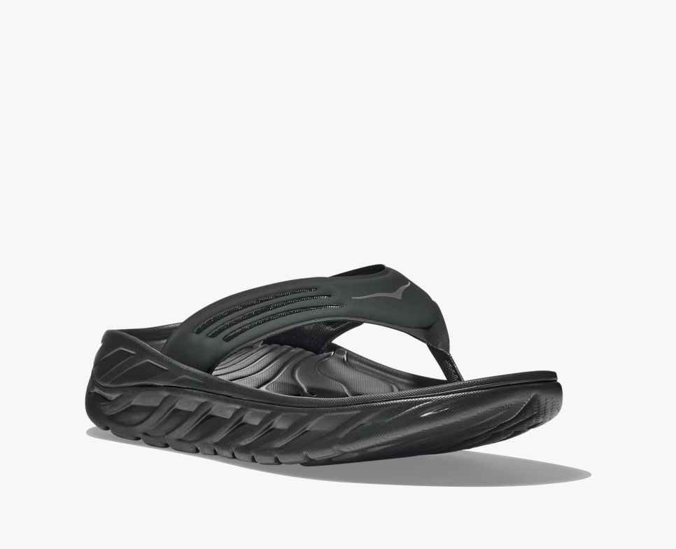 HOKA Ora Recovery Flip 2 Zwart / Donkergrijs