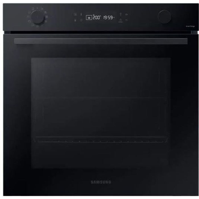 Forno multifunzione pirolitico da incasso Samsung NV7B41307AK con ventilazione singola – Nero – 59,5x59,6x57,0 cm