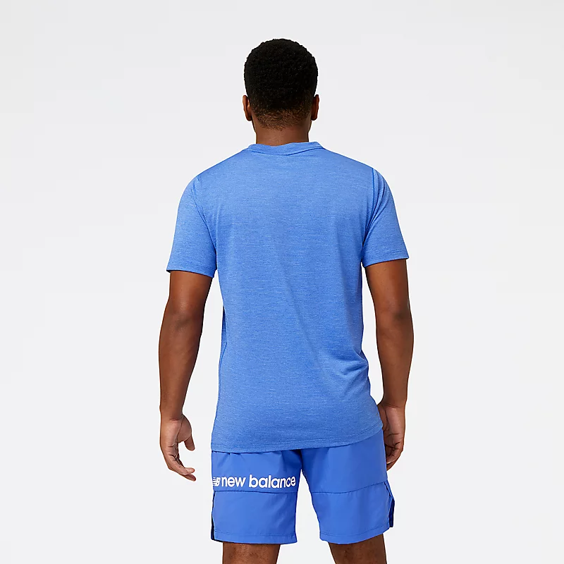 T-shirt homme Tenacity - Bleu marine chiné