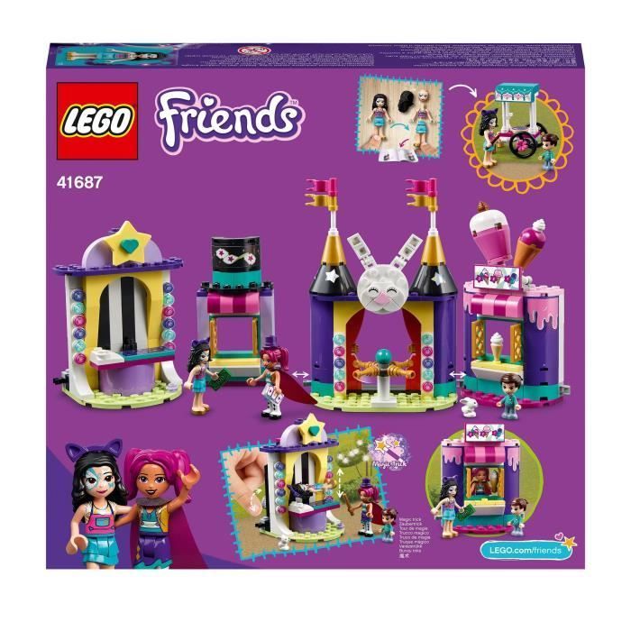 LEGO® 41687 Vrienden Magische Kermisstalletjes, Pretpark, Minipoppetjes, Cadeau voor kinderen vanaf 6 jaar