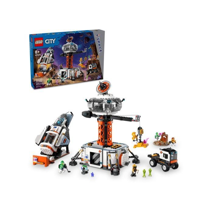 LEGO City 60434 Space Station and Rocket Launch Base Gifts Toys Collectibles 8+