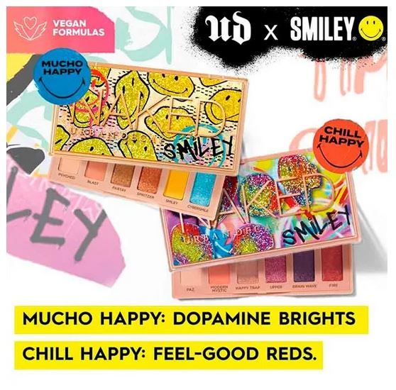 Paleta senčil za oči Naked Happy Luksuzna senčila za oči