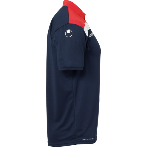  Offense 23 Polo Shirt Azul Marino/rojo/blanco Uhlsport