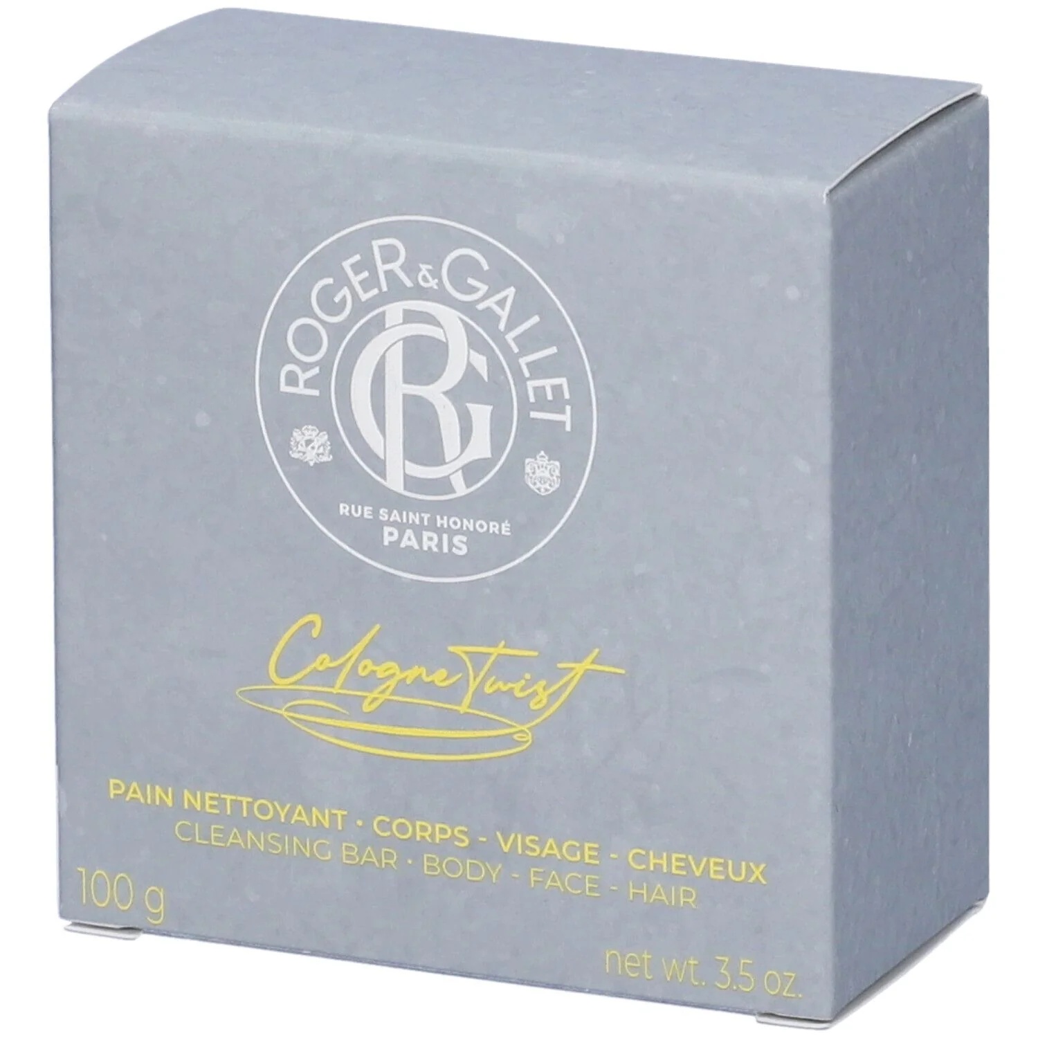 ROGER & GALLET R&G Cologne Twist Savon nettoyant 100g Gel nettoyant pour le corps, le visage et les cheveux
