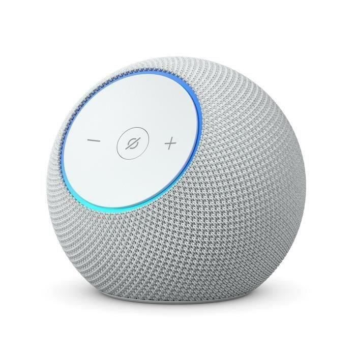 Altavoz inteligente - AMAZON - Echo Dot Max - 1 tweeter + 1 subwoofer - Wi-Fi - Blanco glaciar