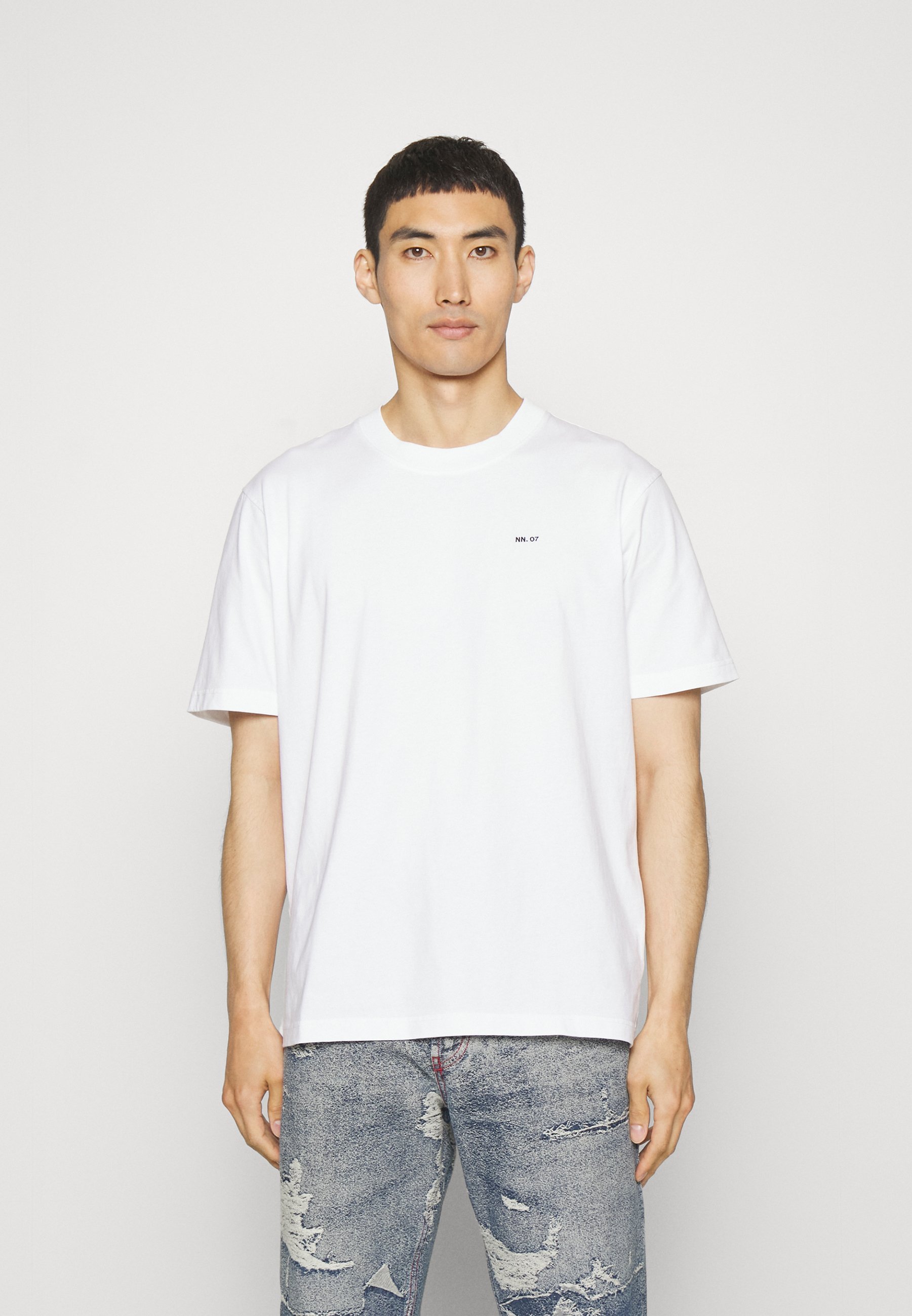 NN.07 ADAM EMB - T-shirt basique - blanc