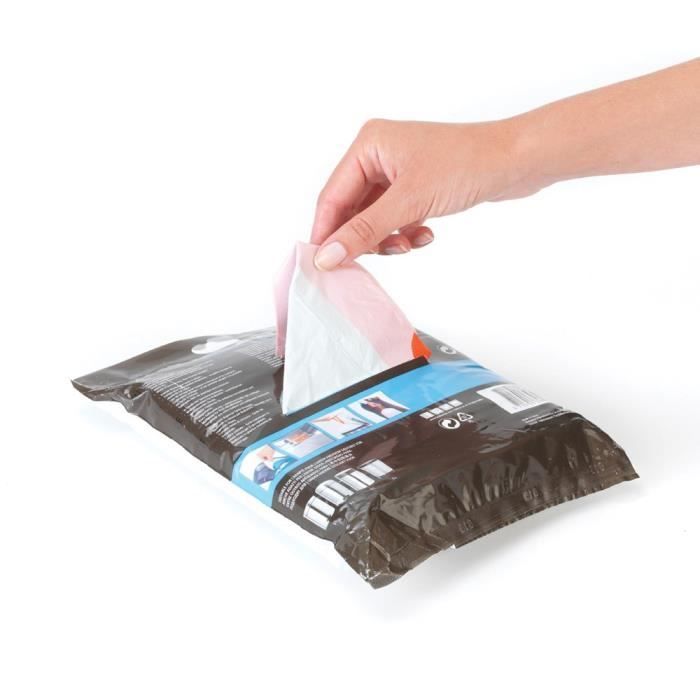 BRABANTIA Confezione da 20 sacchi per rifiuti arrotolabili PerfectFit - 3 litri