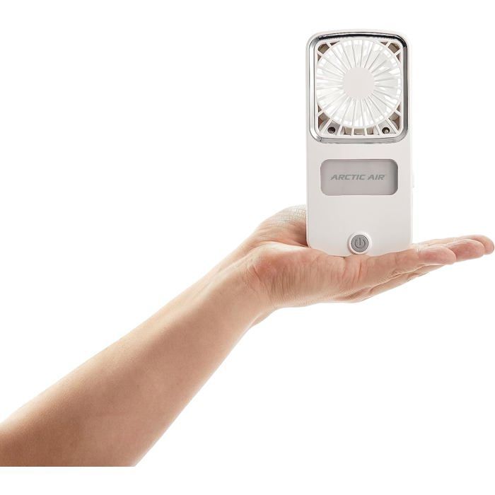 Pocket Chill - Mini Ventilateur Portable - Brumisateur - Léger Et Puissant : 3 Vitesses - Silencieux - Rafraîchisseur D'Air De Poch