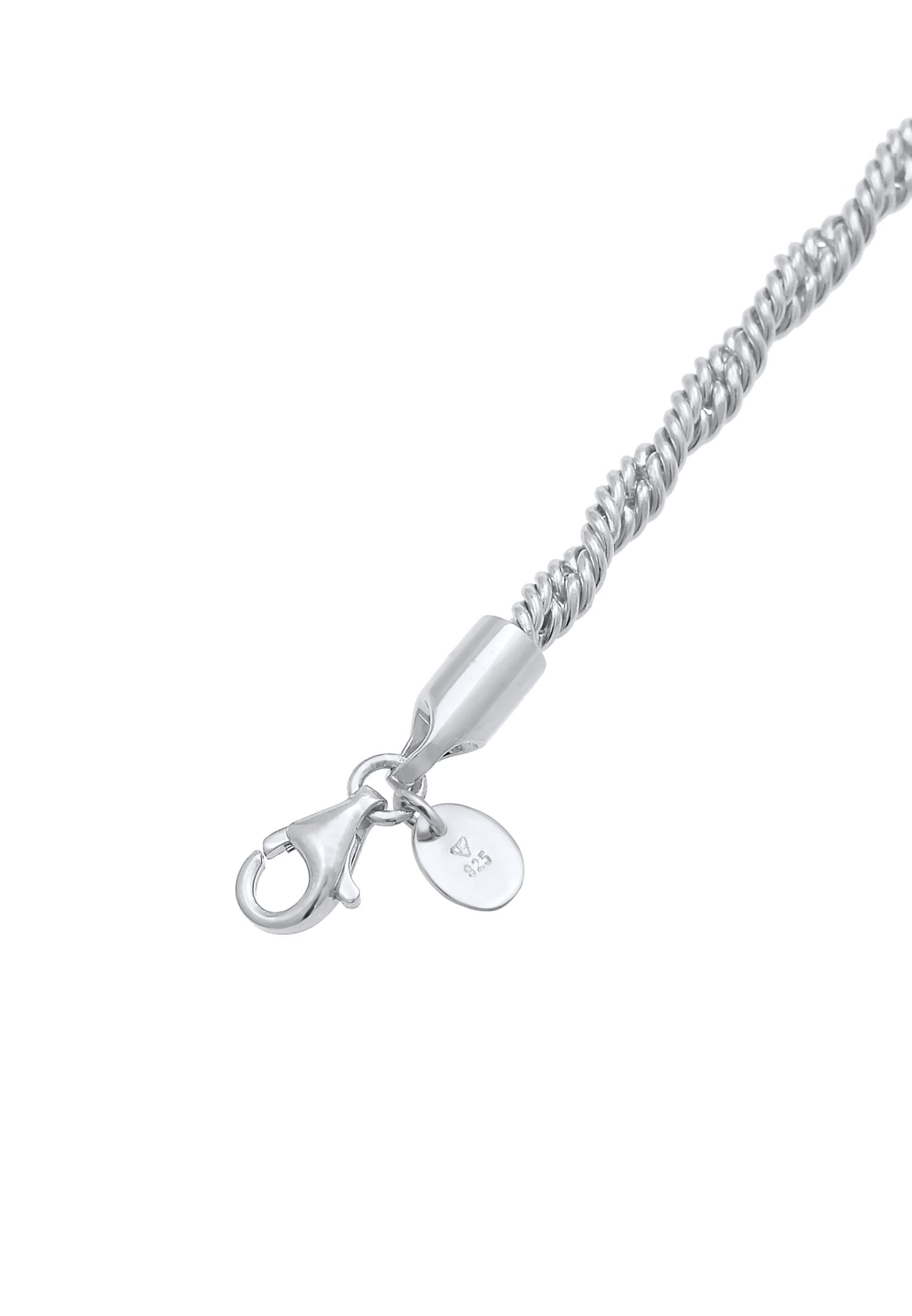 Elli PREMIUM Cordon dame torsadé Élégant de base en argent sterling 925