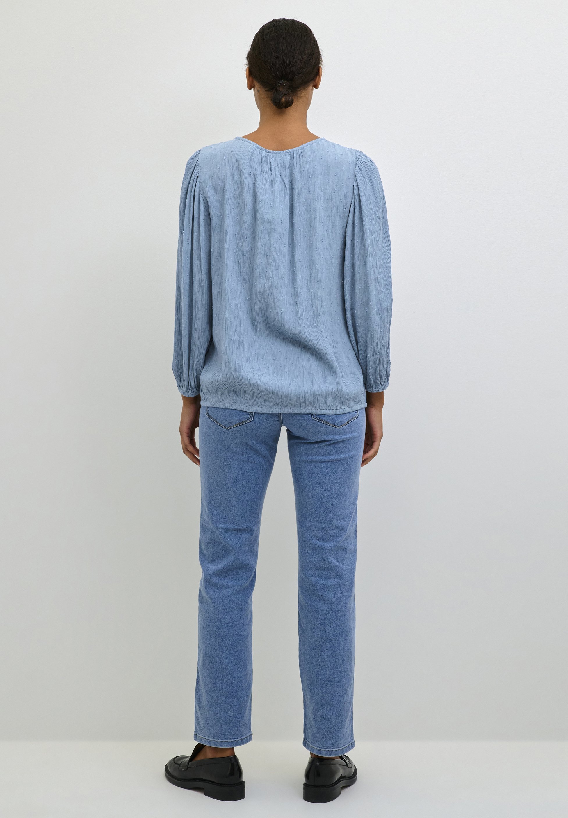 Kaffe WILMA - Blusa - denim sbiadito