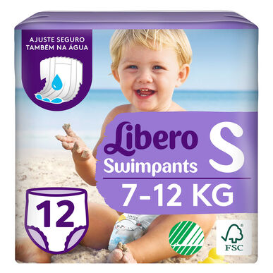 Sous-vêtements de plage jetables Libero Taille S 7-12 kg 12 unités
