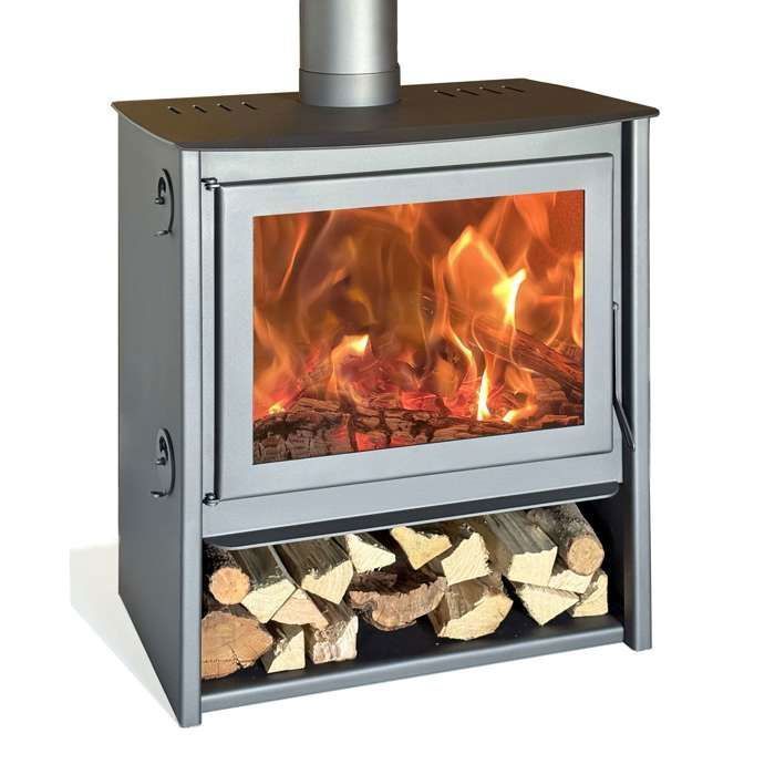 Stufa a legna - Zeux 700 - 11 kW - Classe di efficienza A+ - Tripla combustione