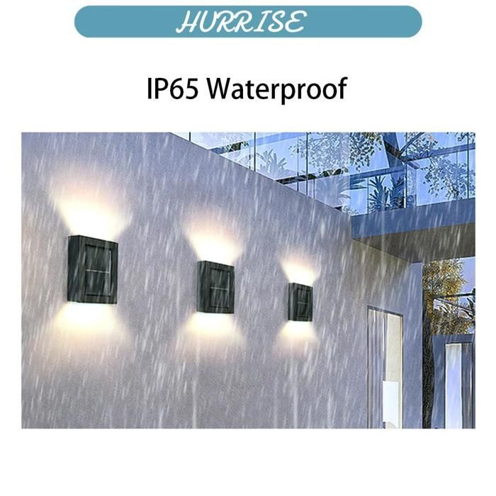 Lampada da parete a LED solare impermeabile Sonew per esterni, ideale per illuminare piscine, scale e dissuasori luminosi.