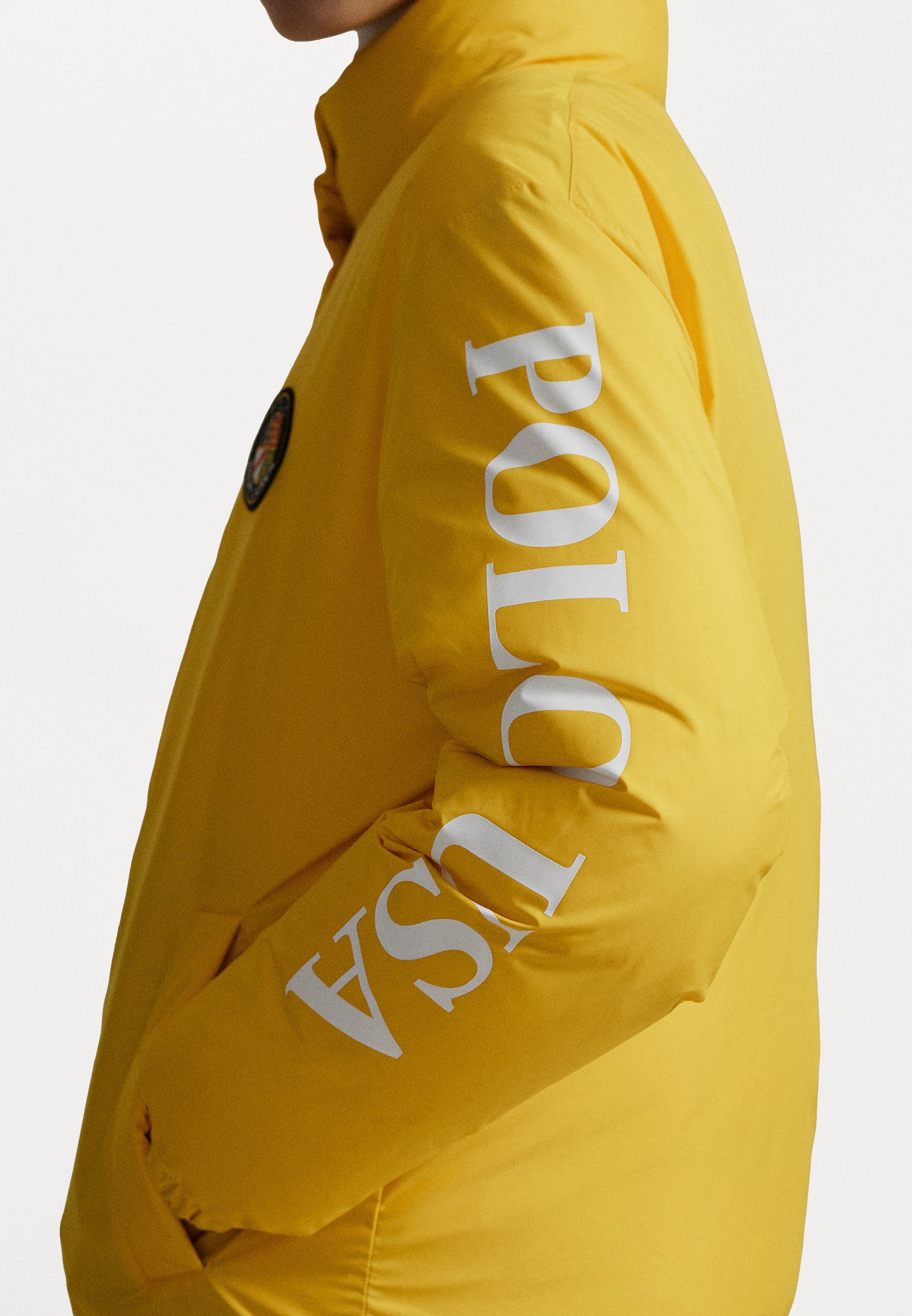 Polo Ralph Lauren LOGO DOWN PUFFER JACKET - Puhovka - atletsko zlata