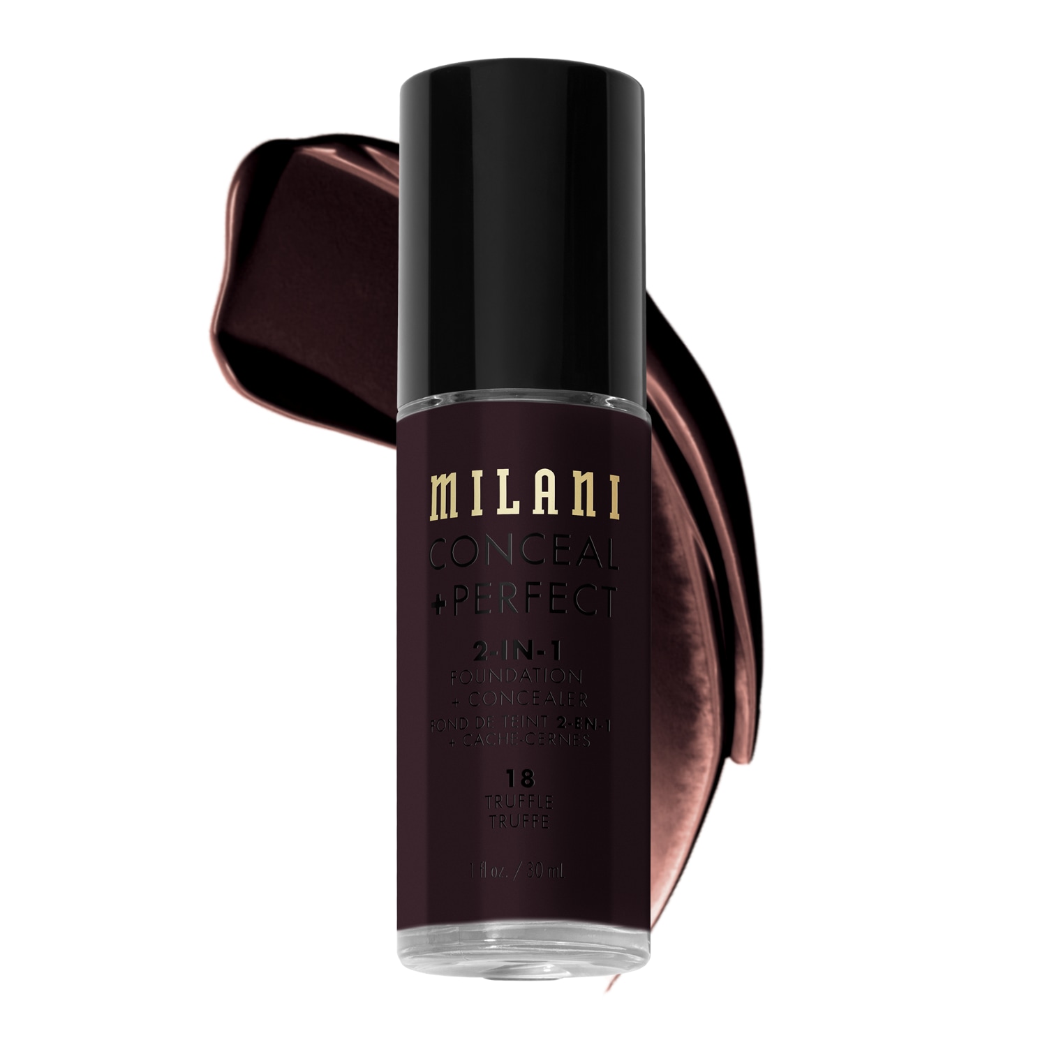 Base 2 em 1 Milani com Corretivo + - 30 ml