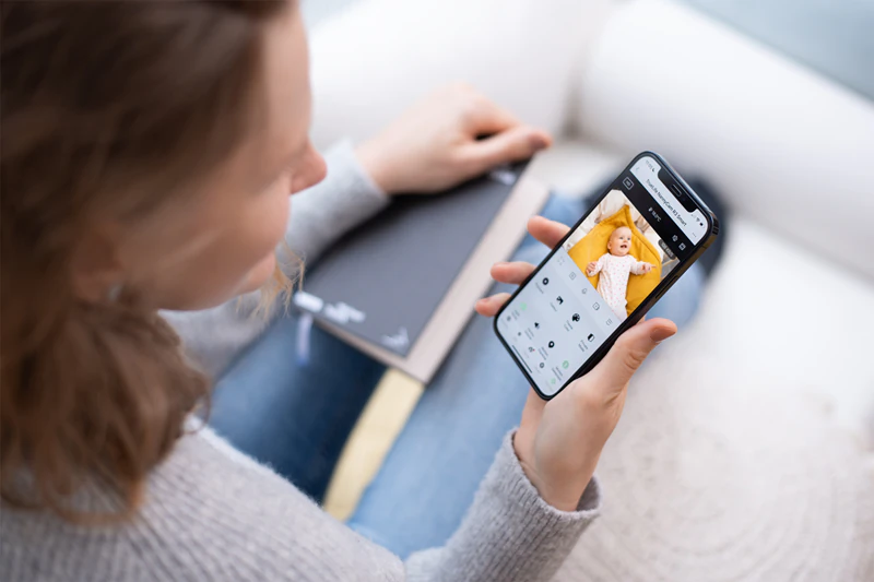 Câmera de vídeo digital inteligente para bebês TrueLife NannyCam R3