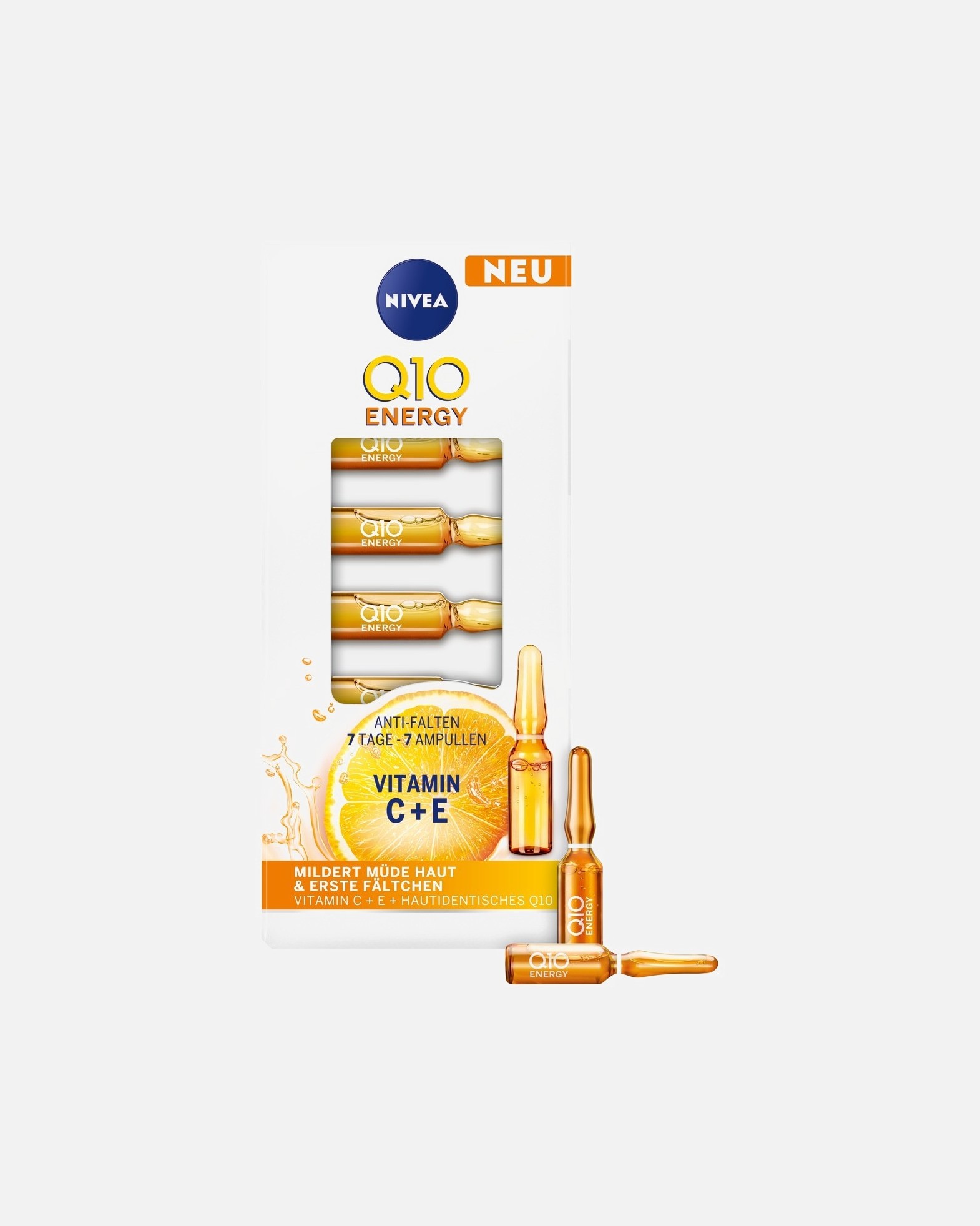 NIVEA Gesichtspflegeset Q10 Energy Anti-Falten 7 Tage - 7 ml
