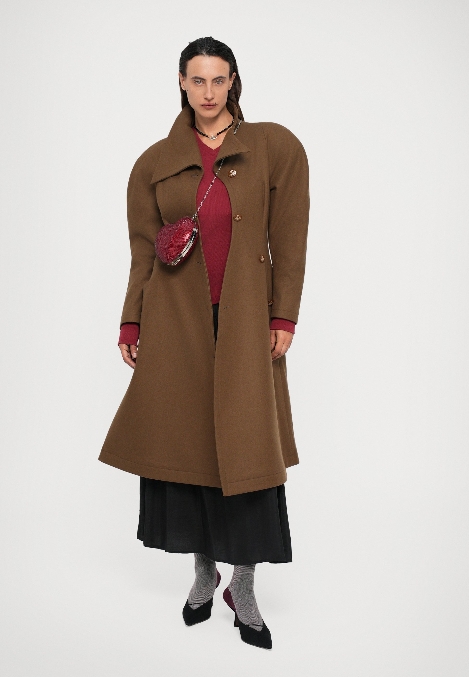 Vivienne Westwood BREEZE COAT - Klasický kabát - camel