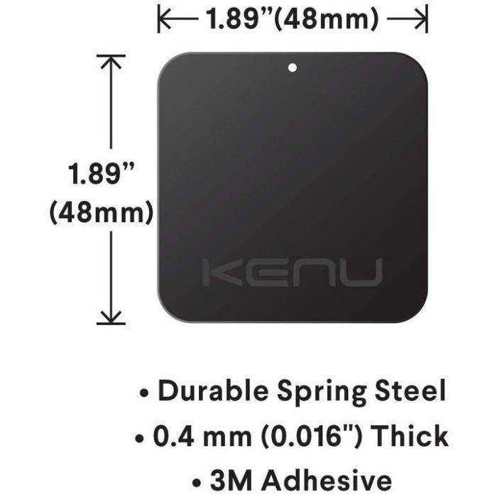 KENU Support Voiture Noir Airframe Magnetic
