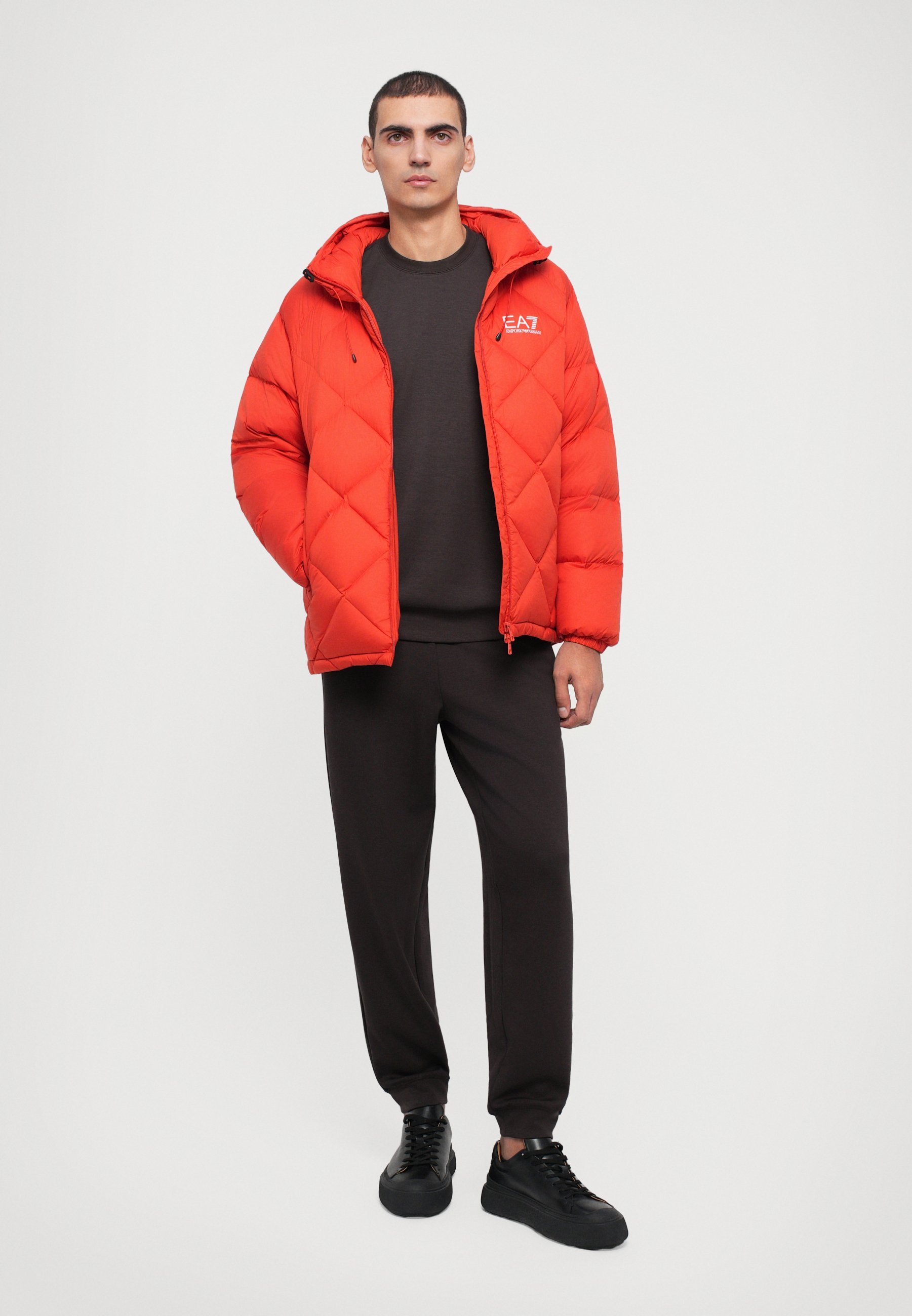 EA7 Emporio Armani MOUNTAIN QUILTED JACKET - Donsjack - gesmolten lava