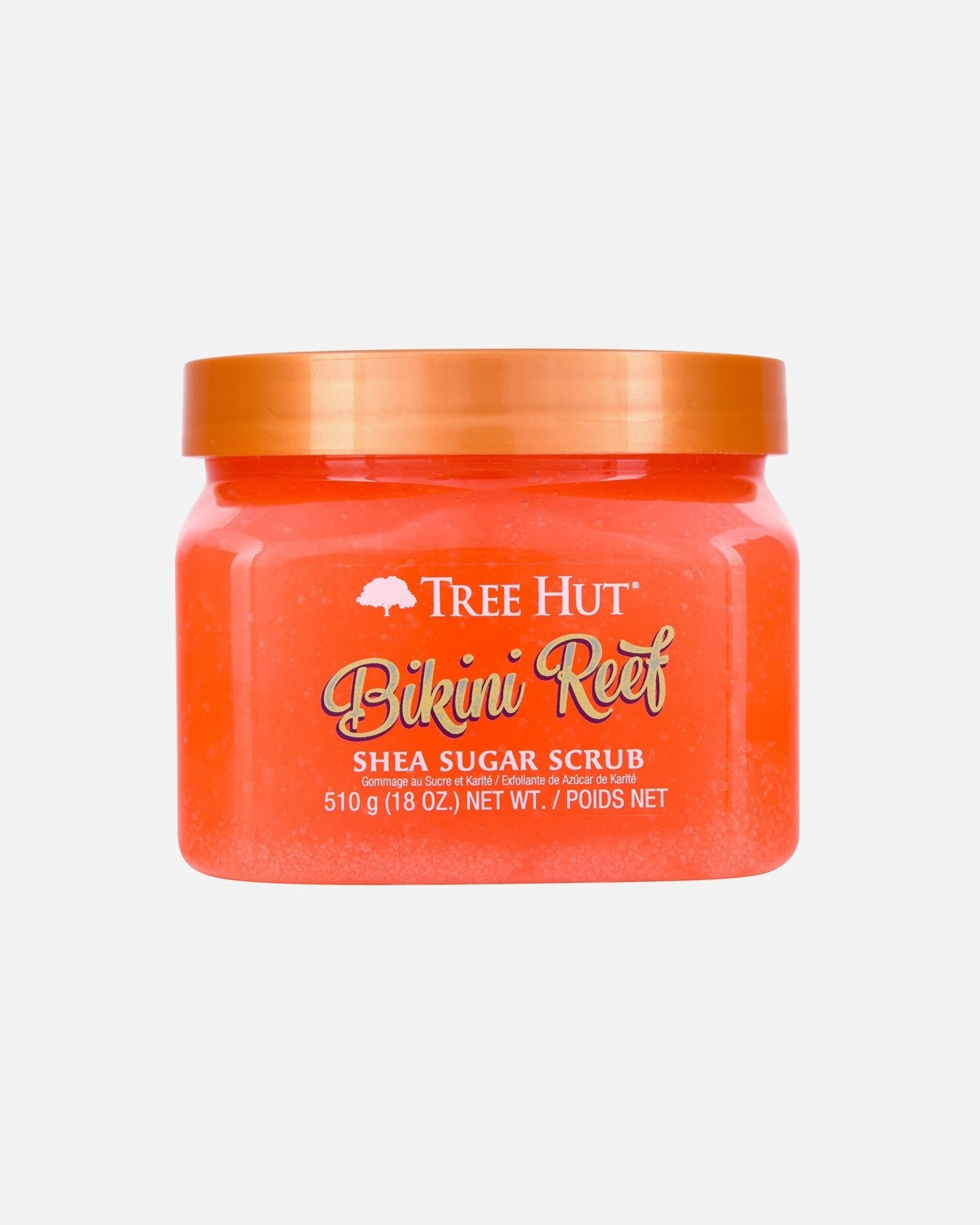 Piling za tijelo Tree Hut s pilingom od shea šećera i bikini grebena - 510 g