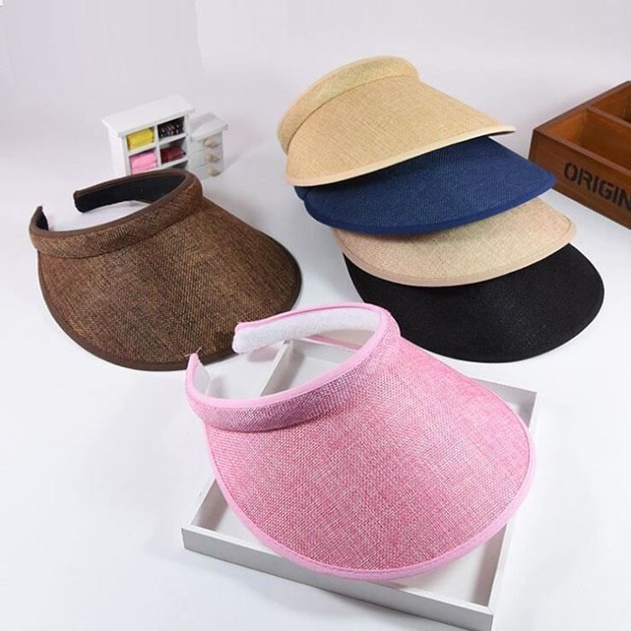 FUNMOON Sombrero de paja para niños, ideal para exteriores, playa y deportes -395041