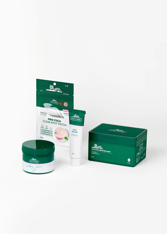 VT Cosmetics Cica Mild Toner Pad exfoliërende gezichtspads met een kalmerend effect