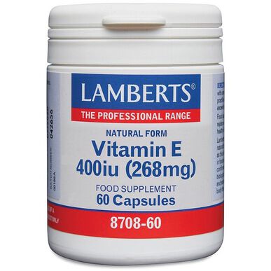 Lamberts E-vitamiini 400 IU 60 tablettia 60 tablettia