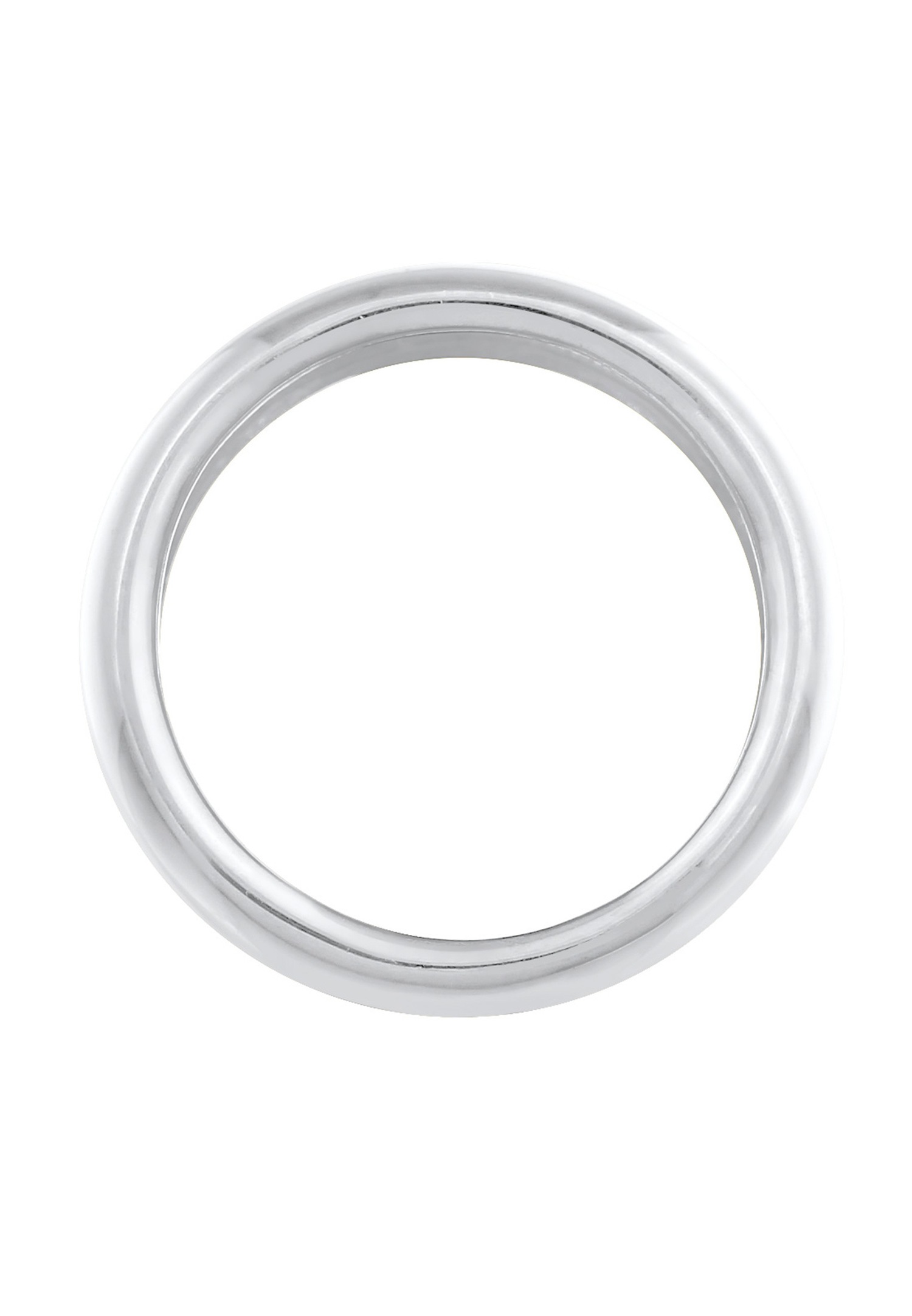 Elli PREMIUM Bague pour femme à large bande simple tendance en argent sterling 925