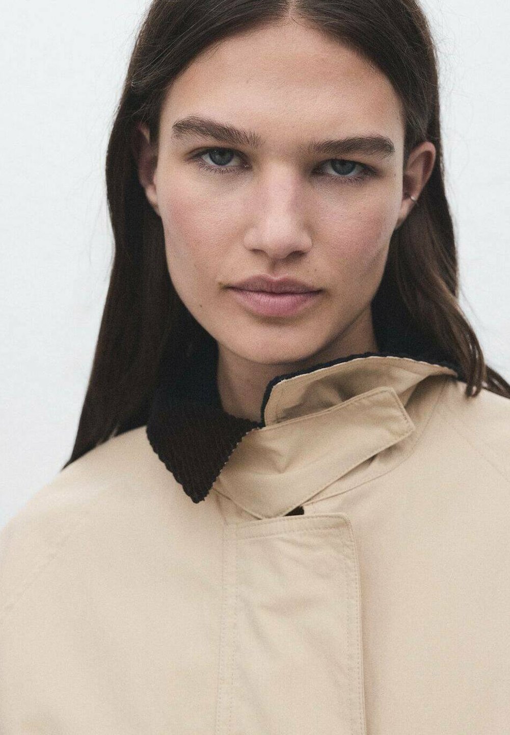 Mango Short coat - zand