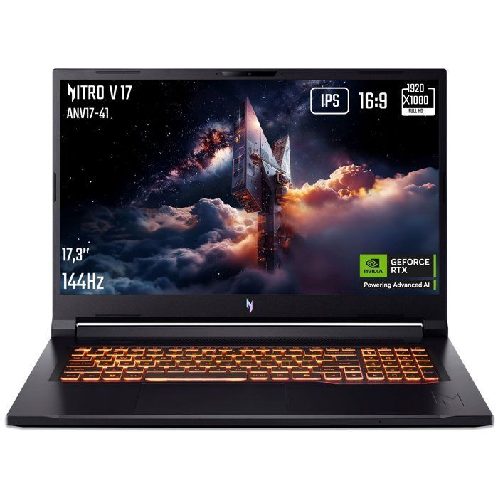 ACER Nitro V 17 Gaming Laptop PC: Windows 11 - Schermo IPS FHD da 17,3