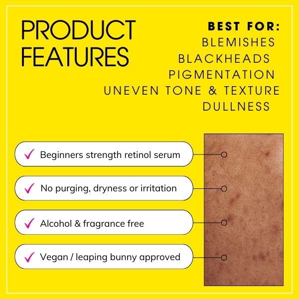 Sérum proti nedokonalostem pleti Clear Skin Days s retinolem 30 ml