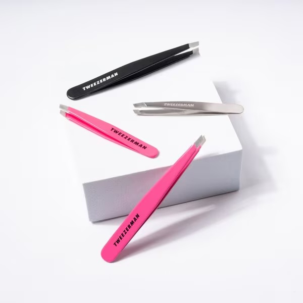 Tweezerman Mini Slant Tweezer Pinceta<br>розе