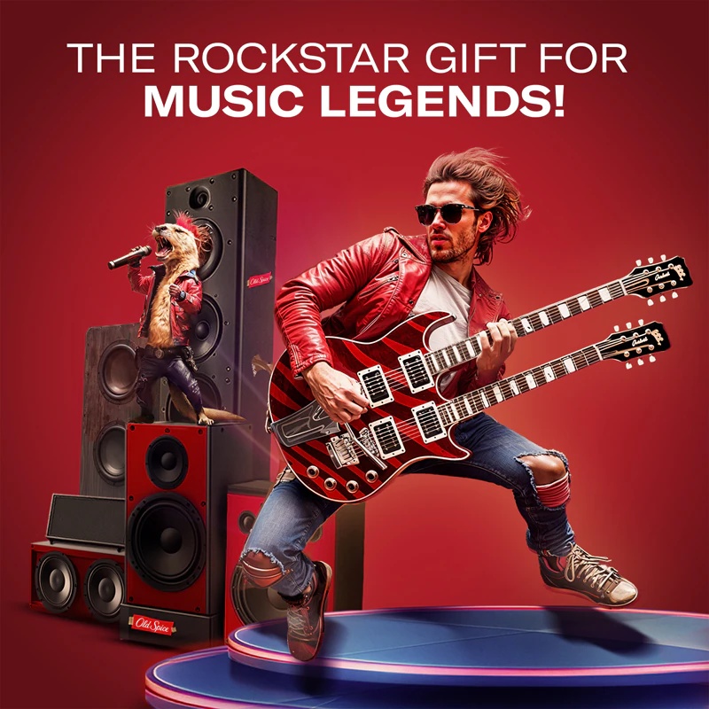 Darilni set Old Spice Epic Legend Rockstar za moške