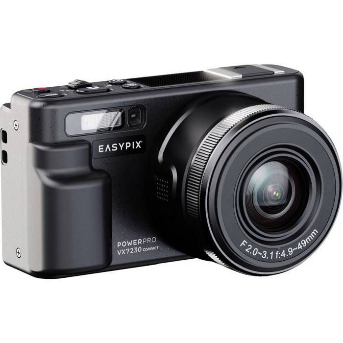 Easypix PowerPro VX7230 Compact Appareil photo numérique 72 Mill. pixel Zoom optique: 10 x vidéo 4K, stabilisation d'im