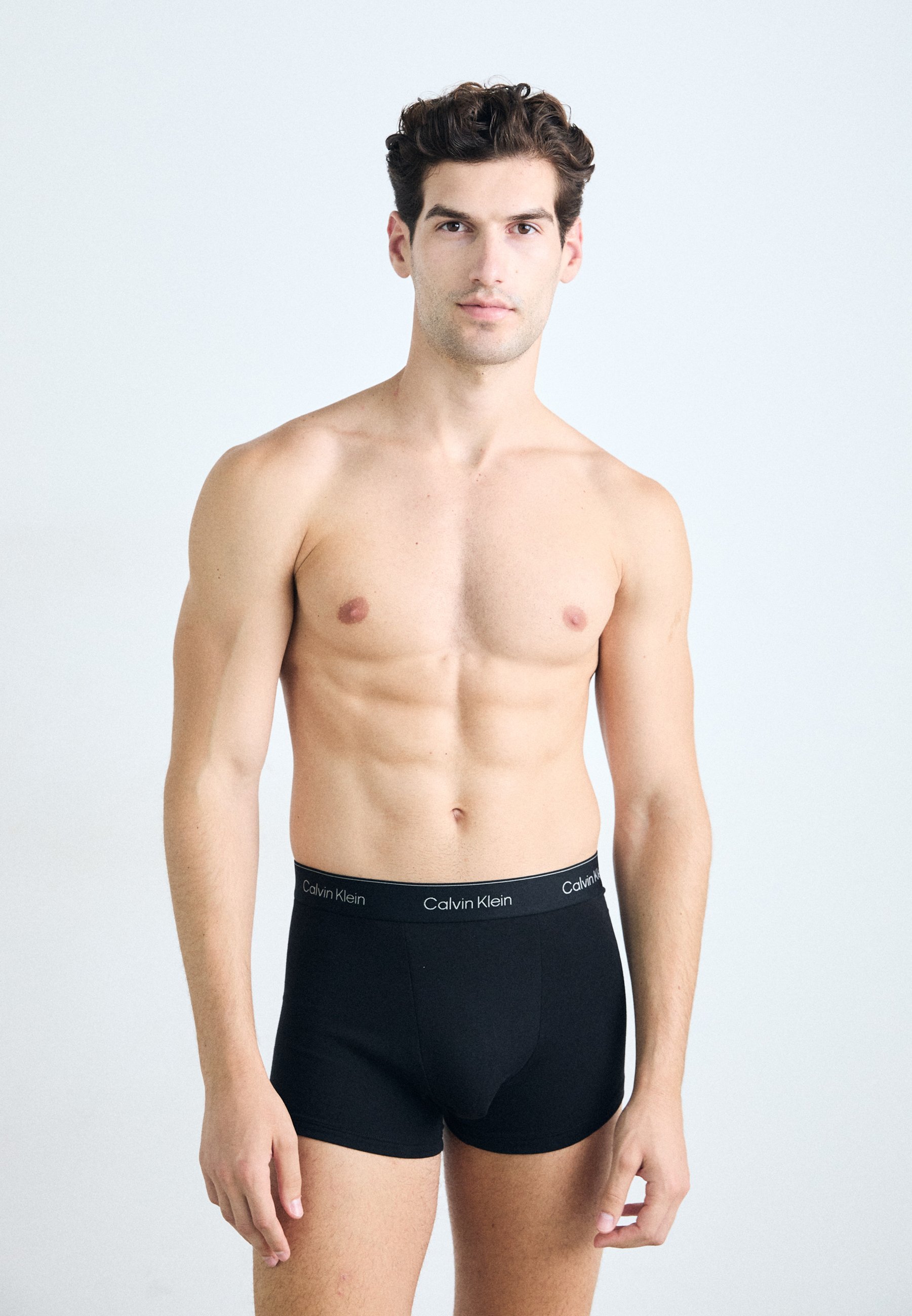 Calvin Klein Underwear RELAXED FIT TRUNK 3-PACK ICON COTTON STRETCH - Broekjes - cap rose/grey heather/antique moss