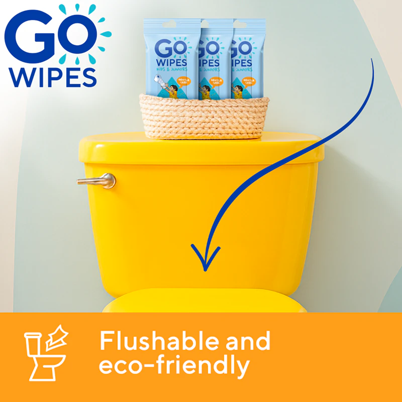 GoWipes Papel higiênico umedecido para crianças e jovens