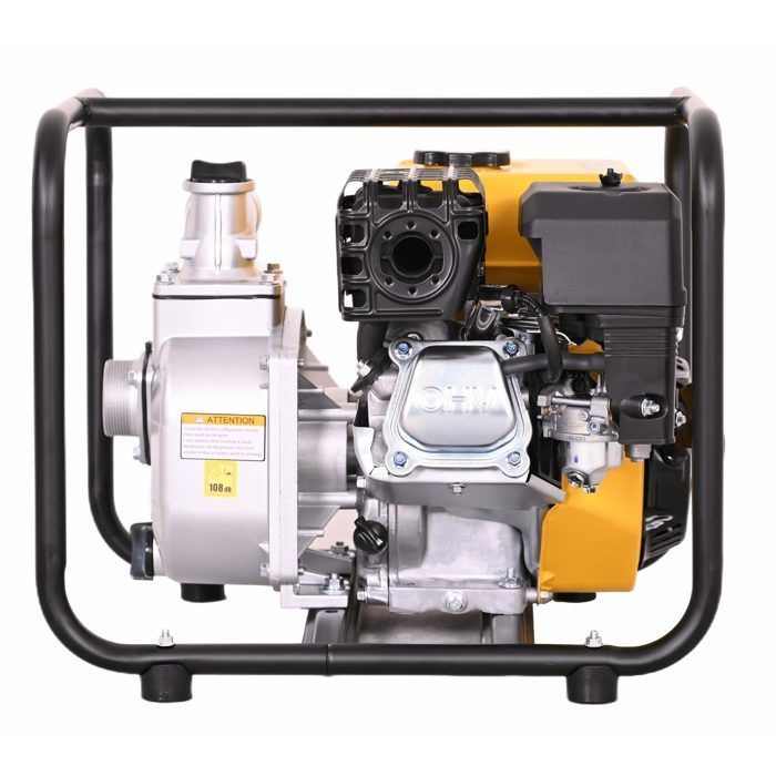 Bomba de água a gasolina para motor de 4 tempos, 209 cc - Vazão de 36 m³/h - Conexão de 50 mm
