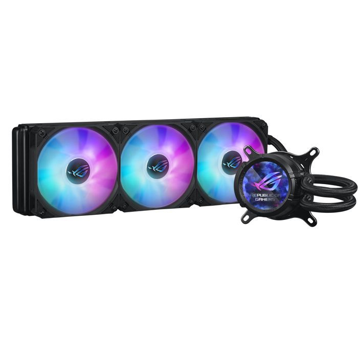 Liquid cooling - ASUS - ROG STRIX LC III 360 ARGB LCD - 120 mm - 80.95 CFM - 31 dB