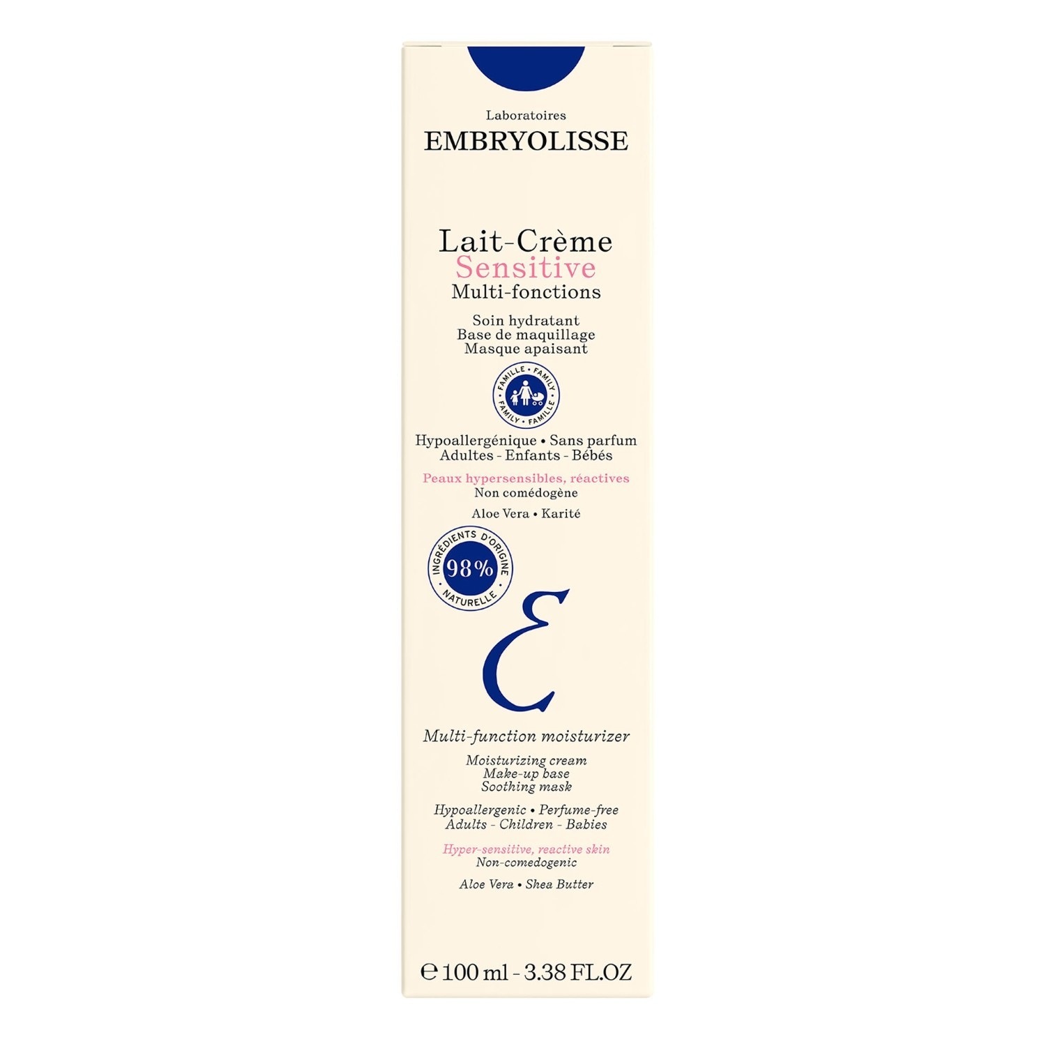 Embryolisse maskirna krema za občutljivo mleko - 100 ml