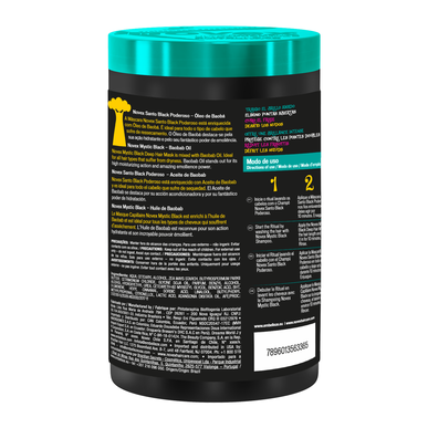 Mascarilla hidratante potente Novex Holy Black 1 kg 1 kg